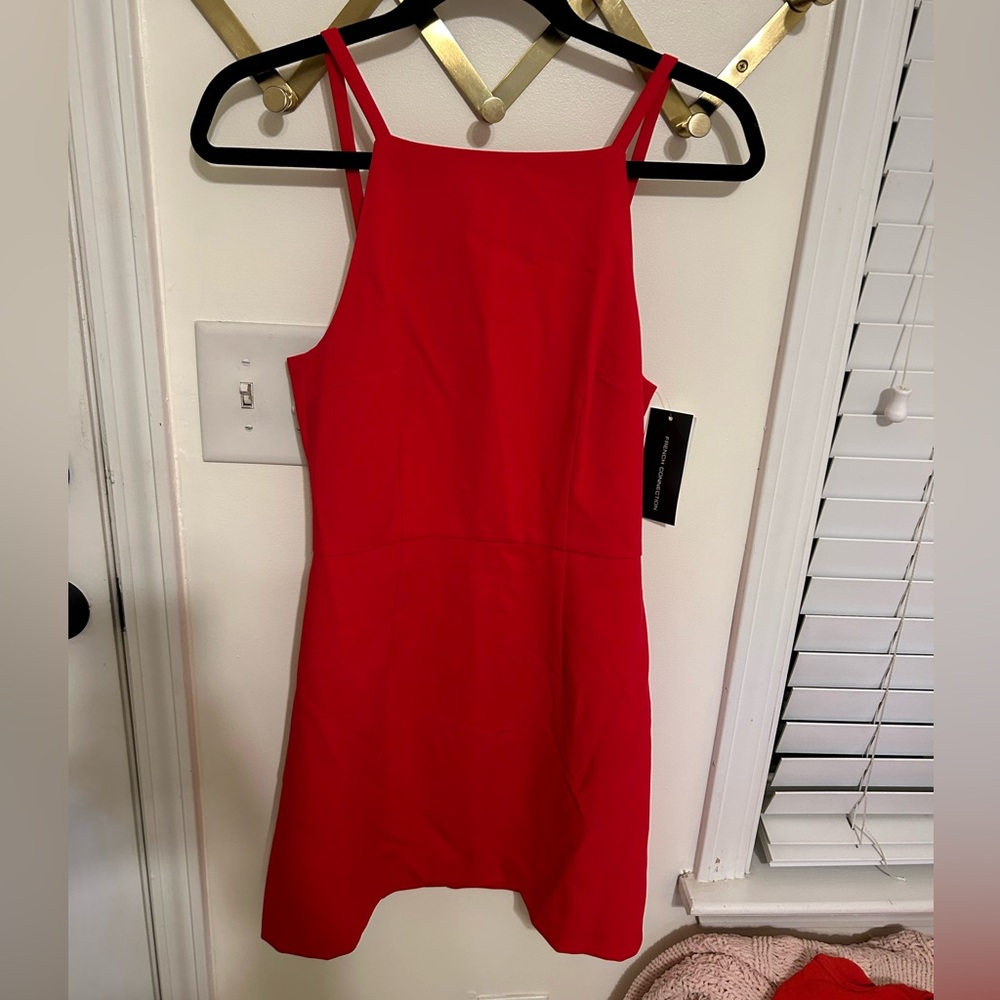 French connection red mini dress with tags